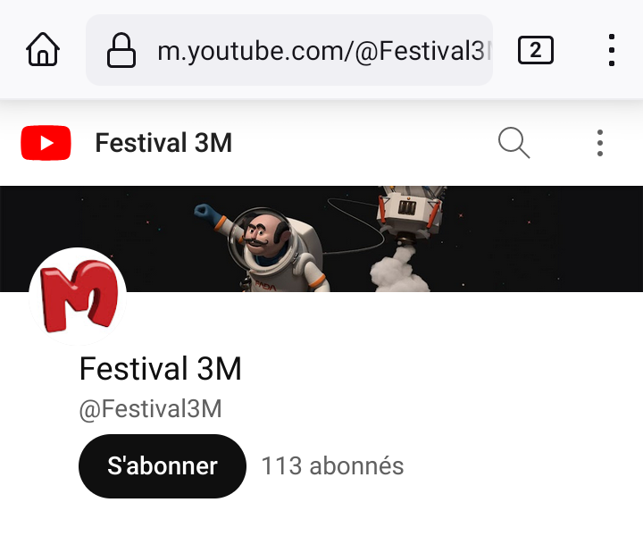 Festival 3M sur YouTube